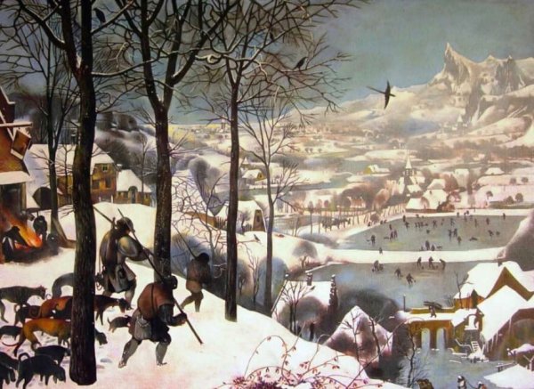 Питер брейгель охотники на снегу