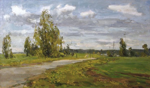 Владимир Туписов зимний пейзаж