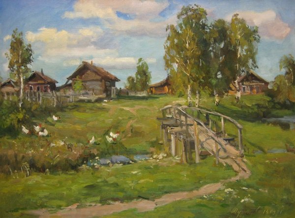 Владимир Туписов зимний пейзаж