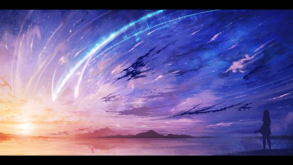 Макото Синкай аниме твое имя