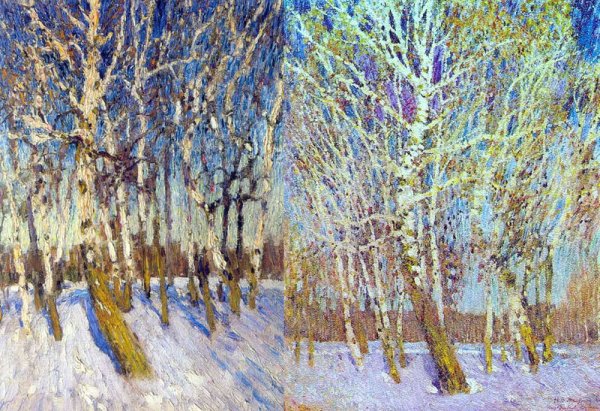 Игорь Грабарь, «Березовая аллея», 1940