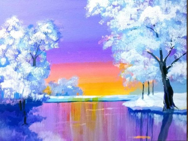 Пейзаж рисунок