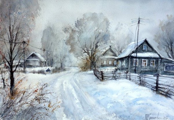 Михаил Кузнецов художник акварель