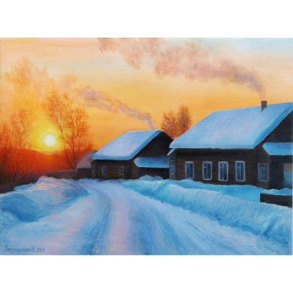 Художник Тед Блейлок зима