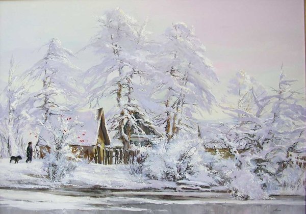 Зимний пейзаж Александр Леднев