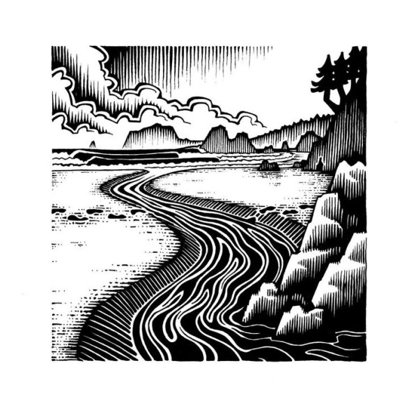 Река в графике