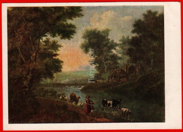 Семен Федорович Щедрин пейзаж в окрестностях Петербурга