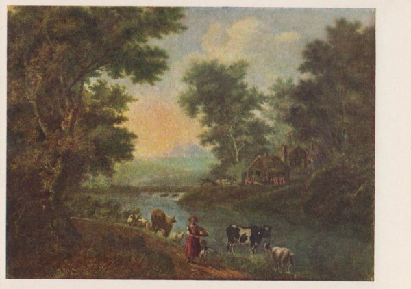 «Пейзаж в окрестностях Петербурга», Щедрин Семен Федорович Щедрин.