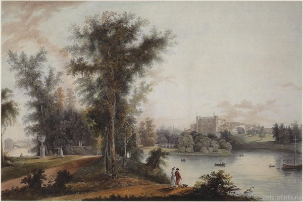 Семен Федорович Щедрин пейзаж в окрестностях Петербурга