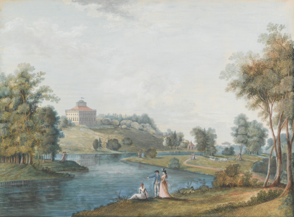 Вид окрестностей Альбано близ Рима Лебедев