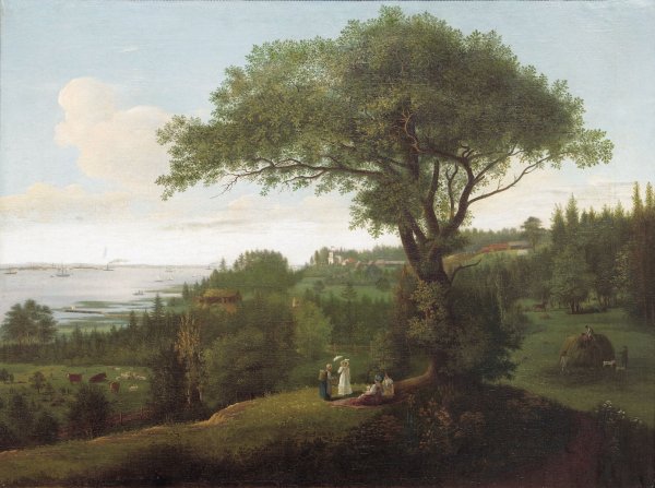 Сильвестр Щедрин вид с Петровского острова