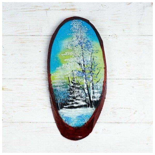 Панно на спиле дерева