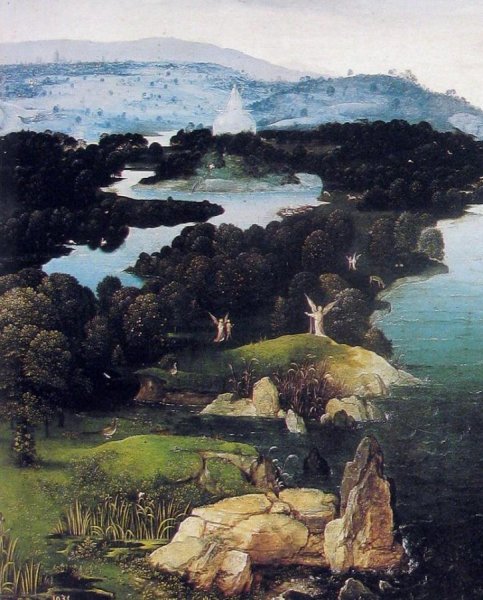 Иоахим патинир Landscape with the rest on the Flight