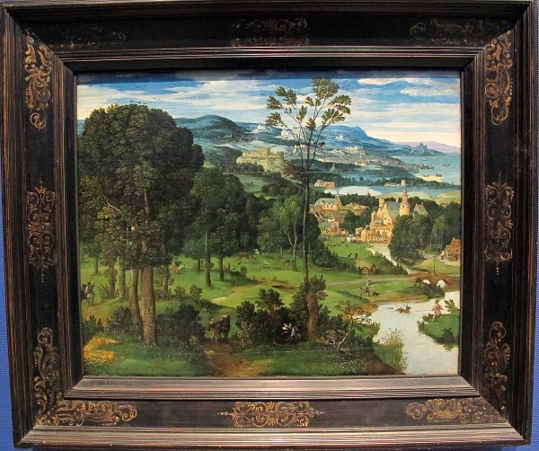 Иоахим патинир пейзаж с искушением Святого Антония