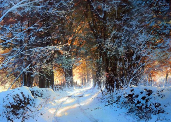 Виктор Юшкевич зима