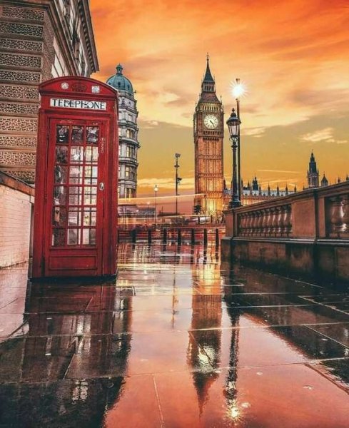 Лондон Биг Бен Эстетика