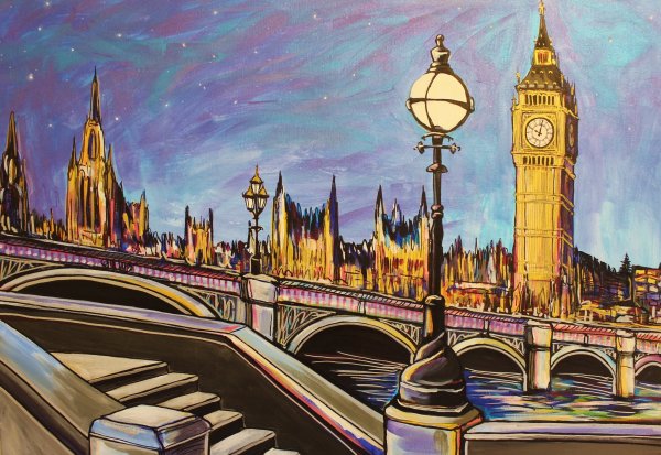 Биг-Бен Лондон арт