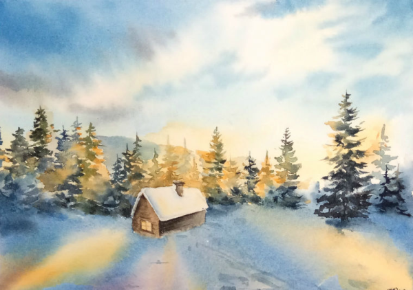 Томас Кинкаде художник горы