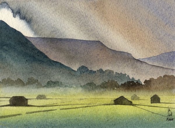 Тоскана дорога с кипарисами