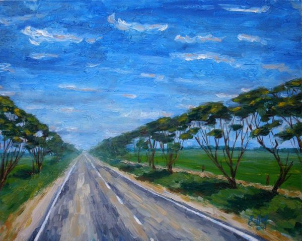 Воздушная перспектива в живописи Леонардо да Винчи