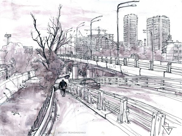 Эскиз города