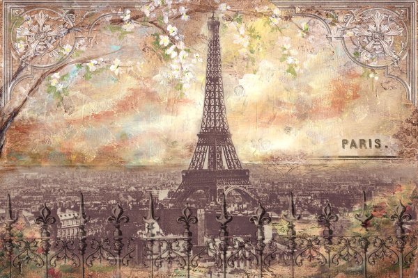 Эйфелева башня Винтаж