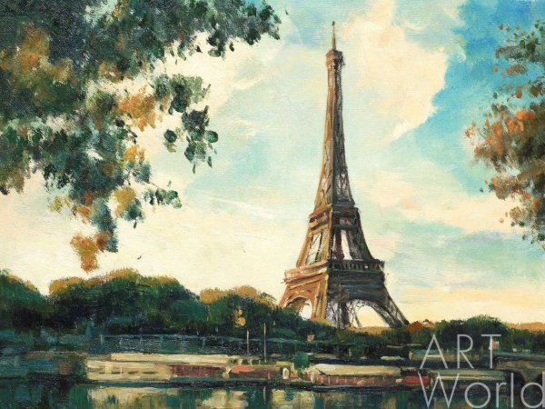 Весна в Париже живопись