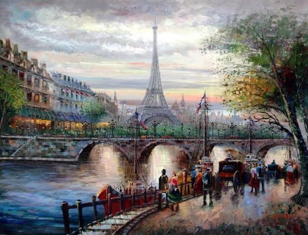 Томас Кинкаде Париж осенью