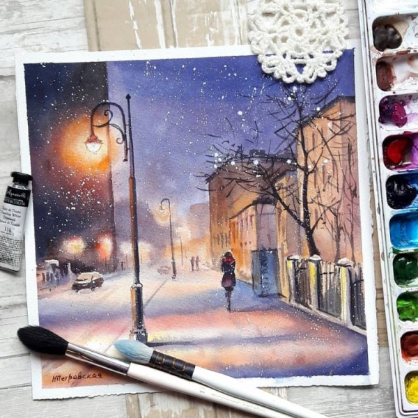 Зимние узоры рисунки