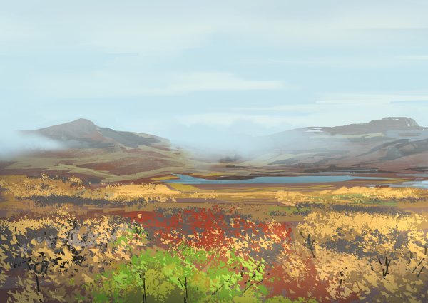 Горные пейзажи референсы