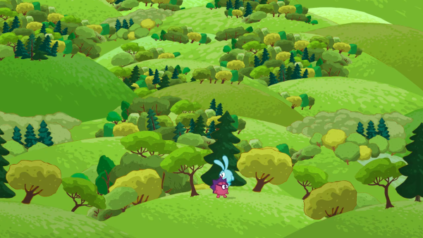 Лес из смешариков