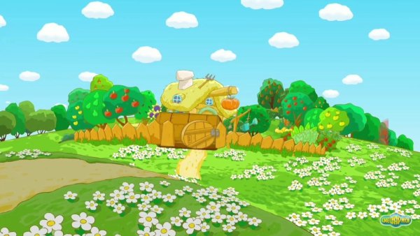 Смешарики домик Копатыча