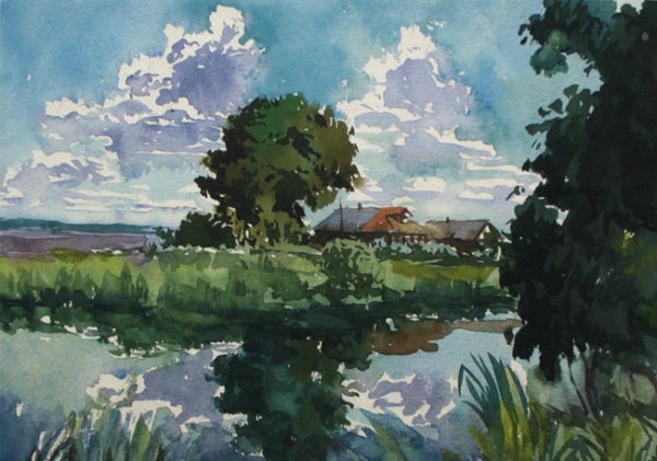 Этюды Васнецова пленэрные