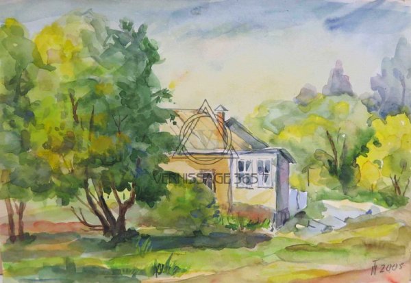 Этюда пейзажа с натуры