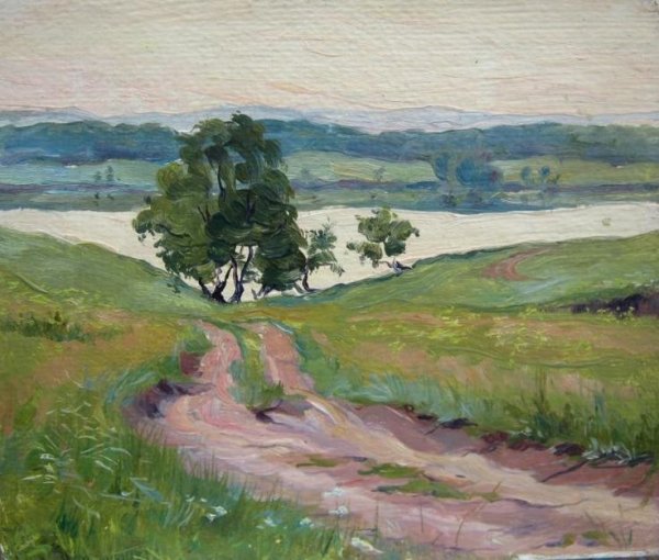 Пленэрные этюды маслом