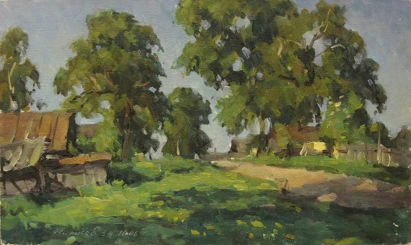 Этюды пейзажей пленэр акварель