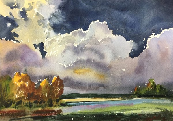 Юрий Прядко этюды маслом