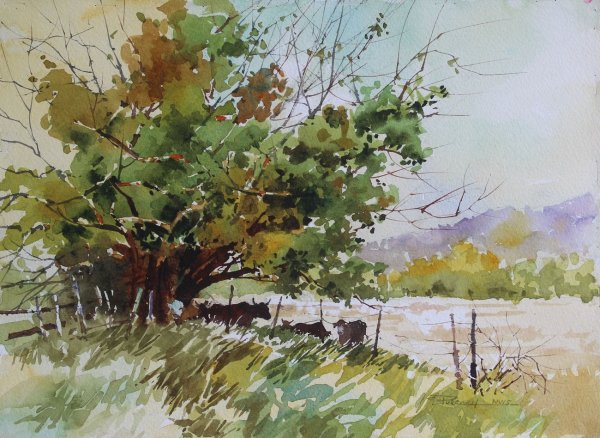 Пейзажи для пленера акварелью