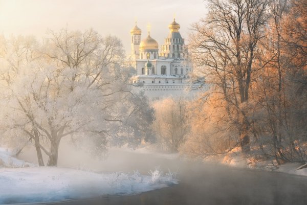 Оптина пустынь осень