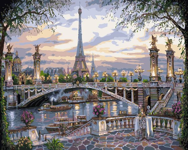 Томас Кинкейд Париж Эйфелева башня