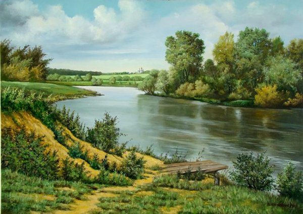 Художник Сергей Курицын пейзажи