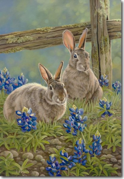 Пейзаж с кроликом