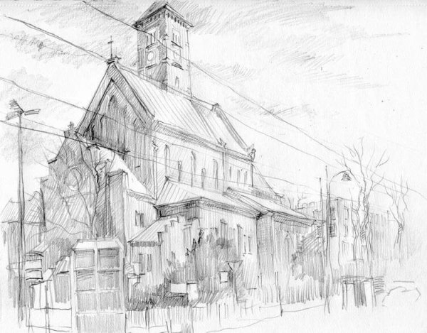 Город карандашом