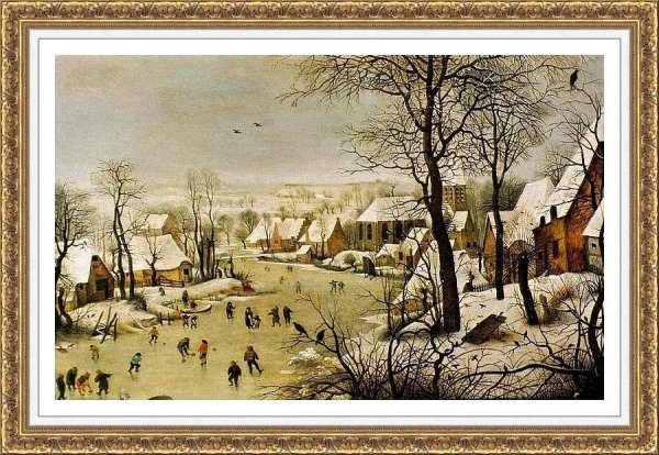 Питер брейгель зимний пейзаж