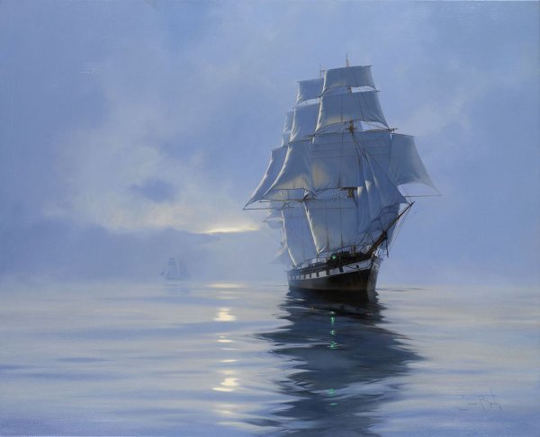 Куликов Владимир картины море парусники