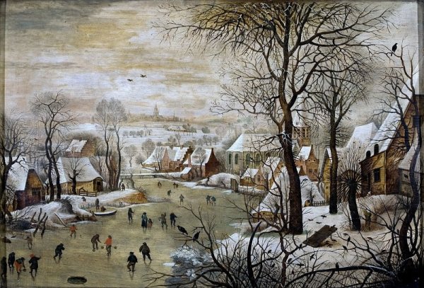 Питер брейгель зимний пейзаж