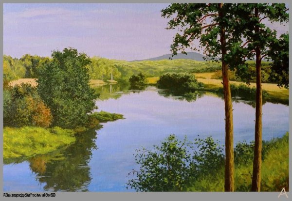 Летние пейзажи Александра Самохвалова
