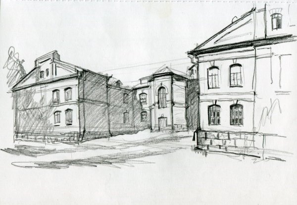 Зарисовки городского пейзажа
