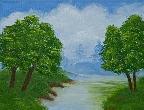 Пейзажи для срисовывания