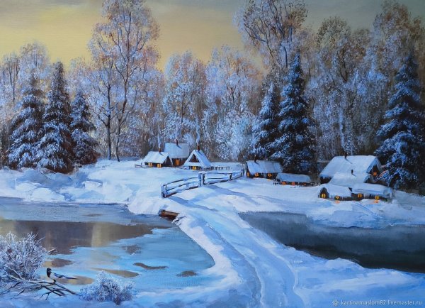 Зимняя санная дорога